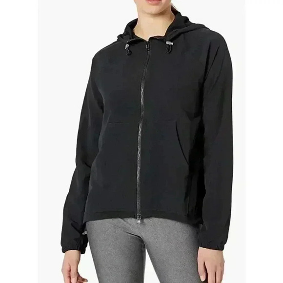 Yummie Women's Rip Stop Giselle Jacket, Black, X-Small - Picture 1 of 2